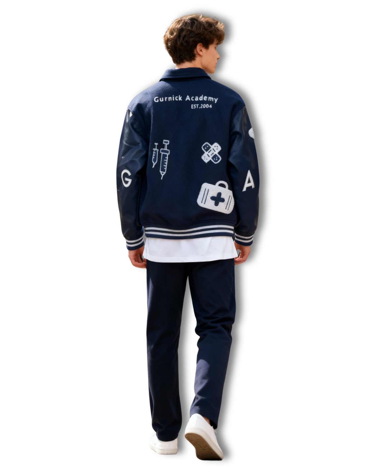 Gurnick Academy Blue Spirit Bomber Jacket