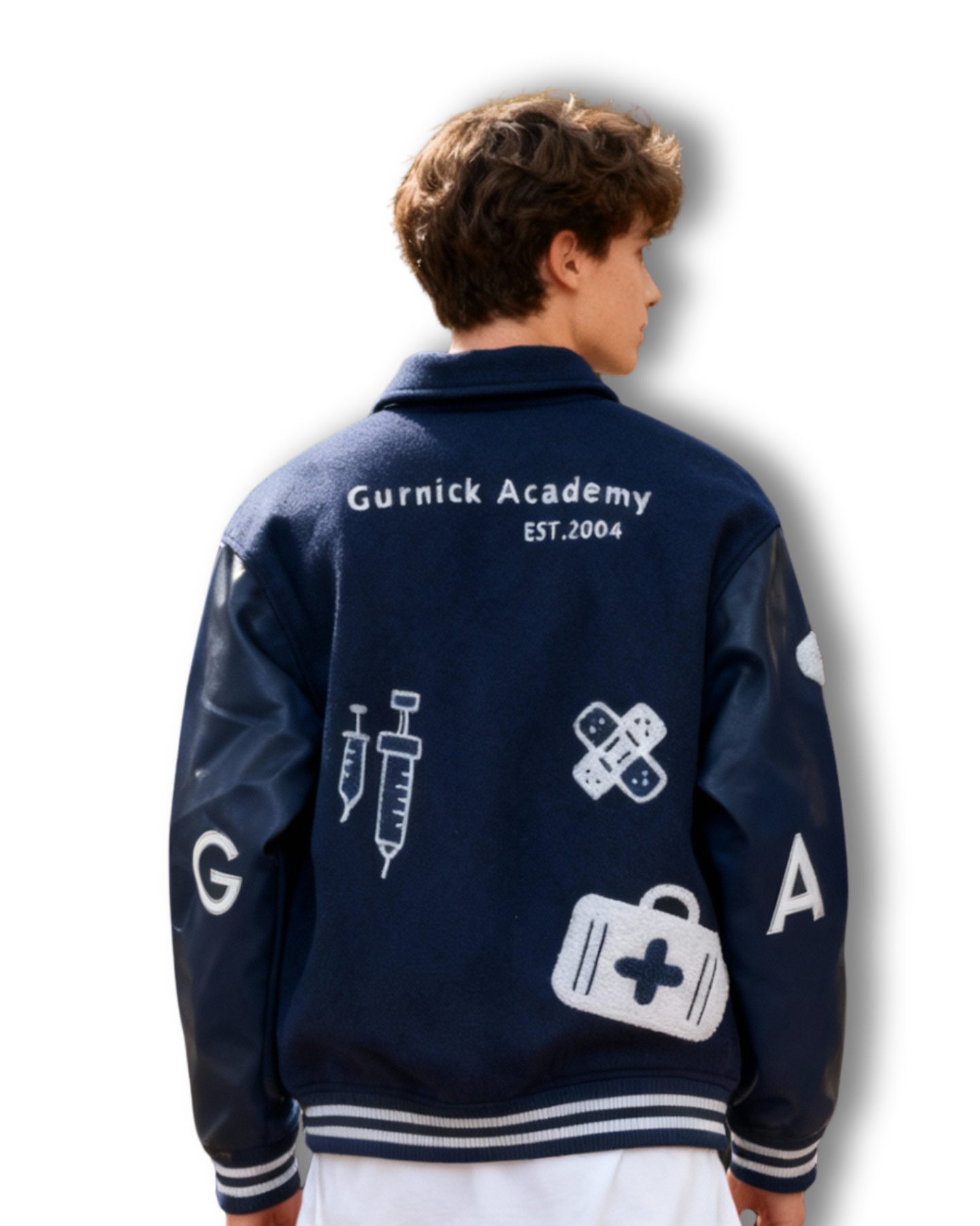 Gurnick Academy Blue Spirit Bomber Jacket