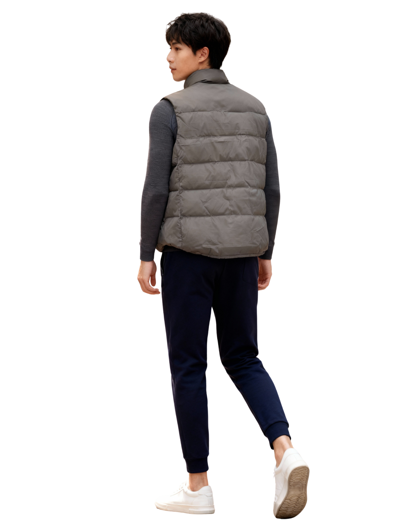 GA - Green Puffer Vest Overlayer