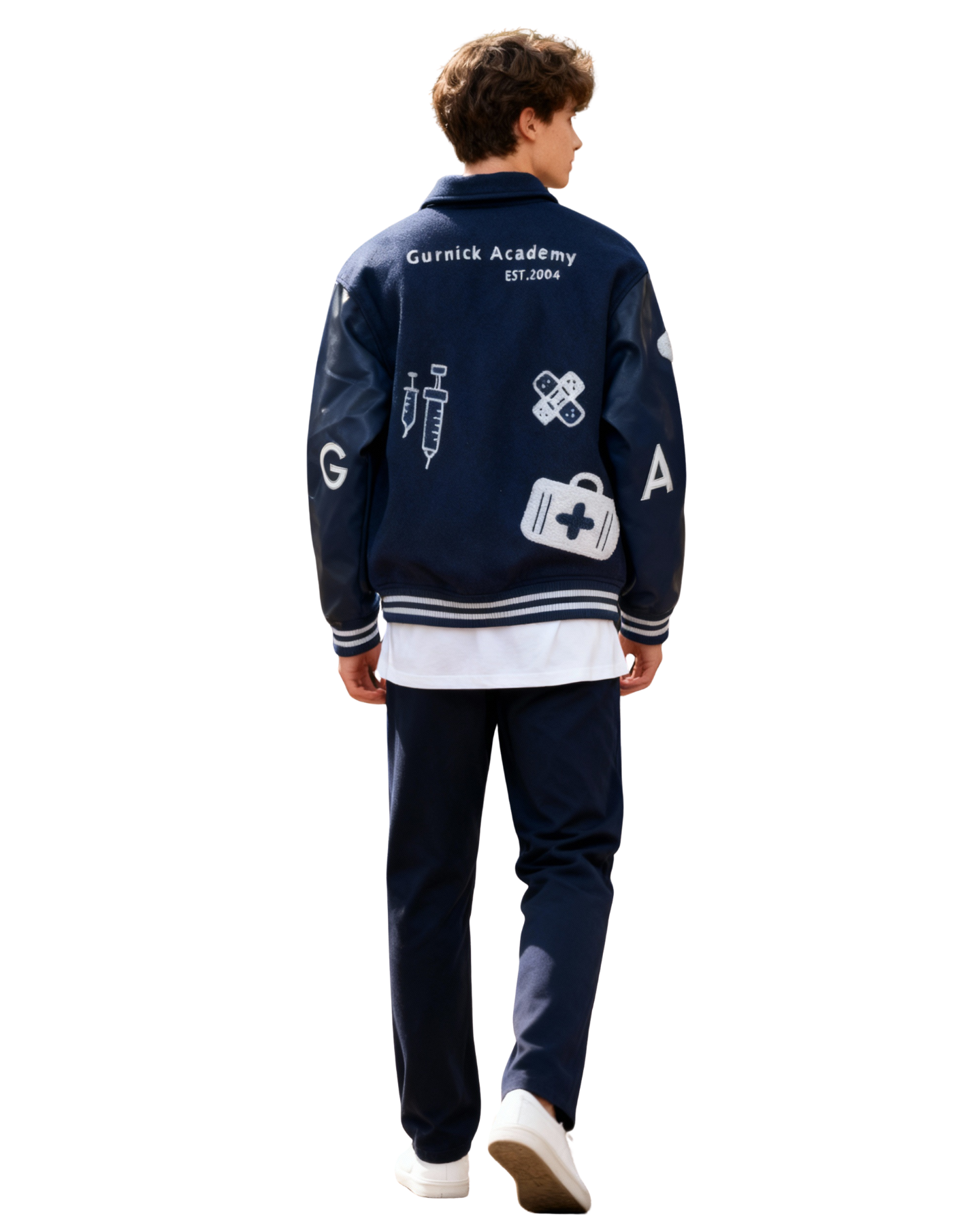 Gurnick Academy Blue Spirit Bomber Jacket