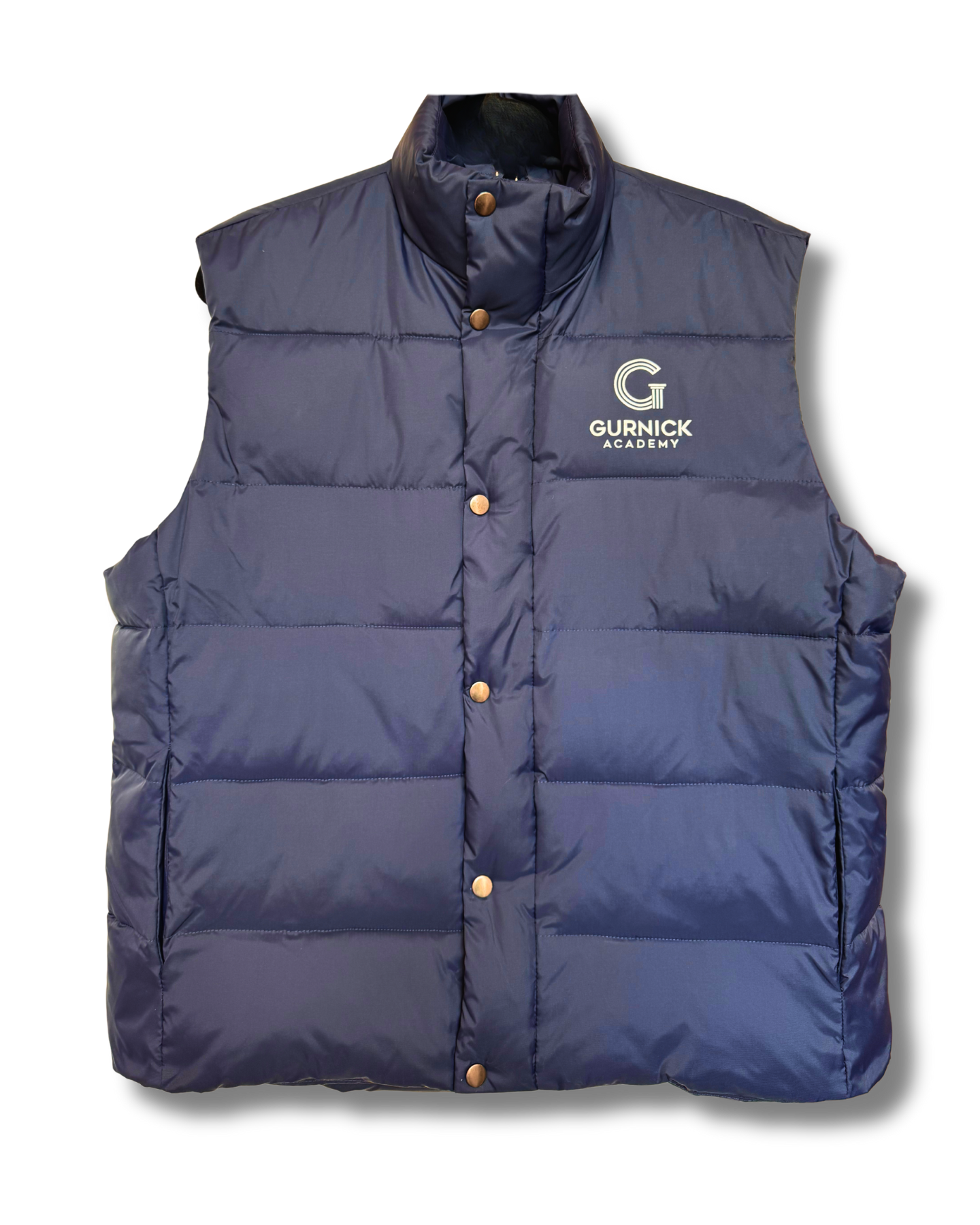 GA - Blue Puffer Vest - Overlayer