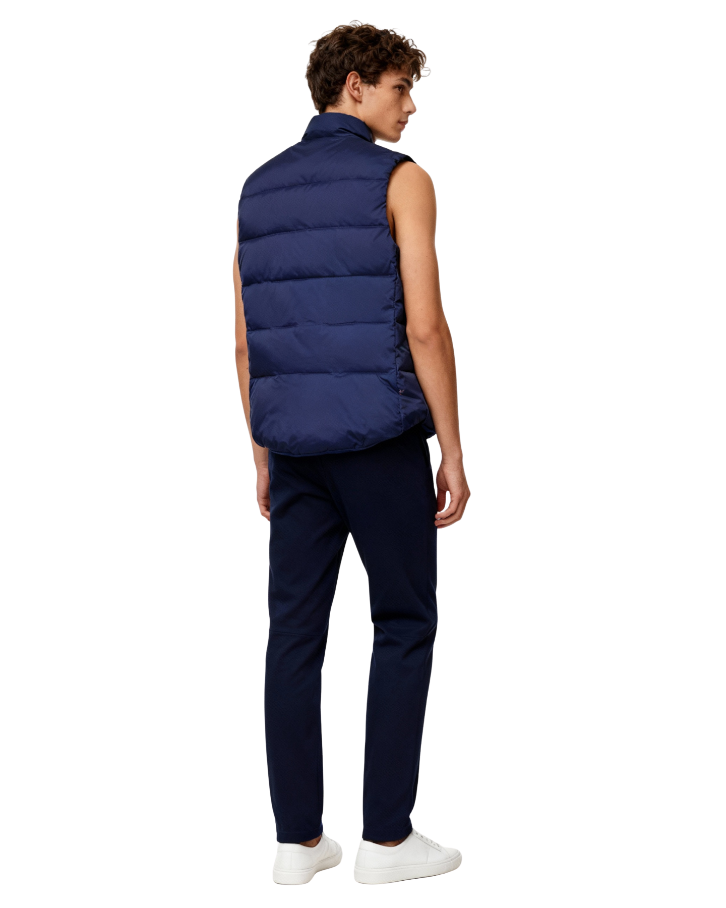GA - Blue Puffer Vest - Overlayer