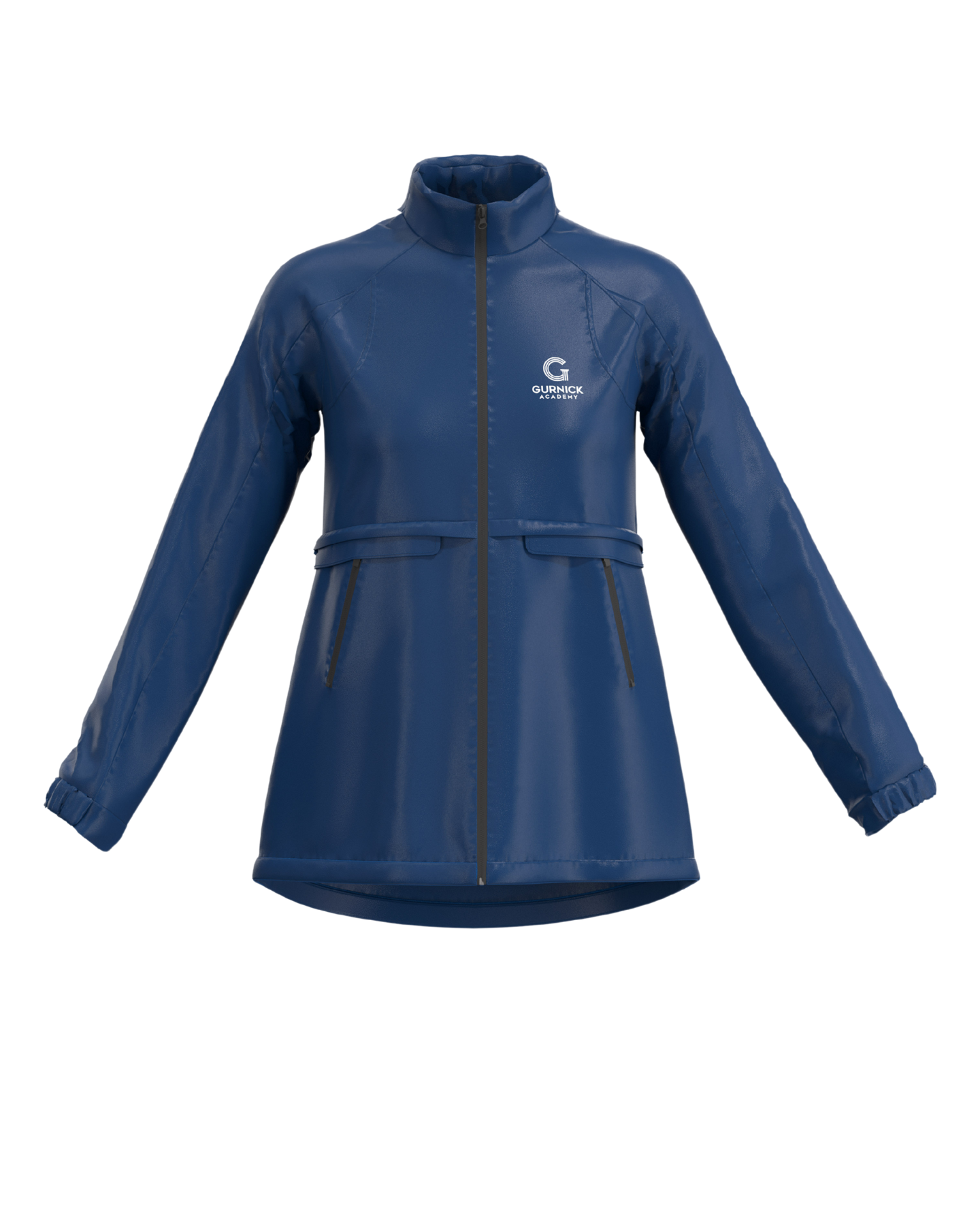 Gurnick Academy Blue Lightweight Parka Jacket Long