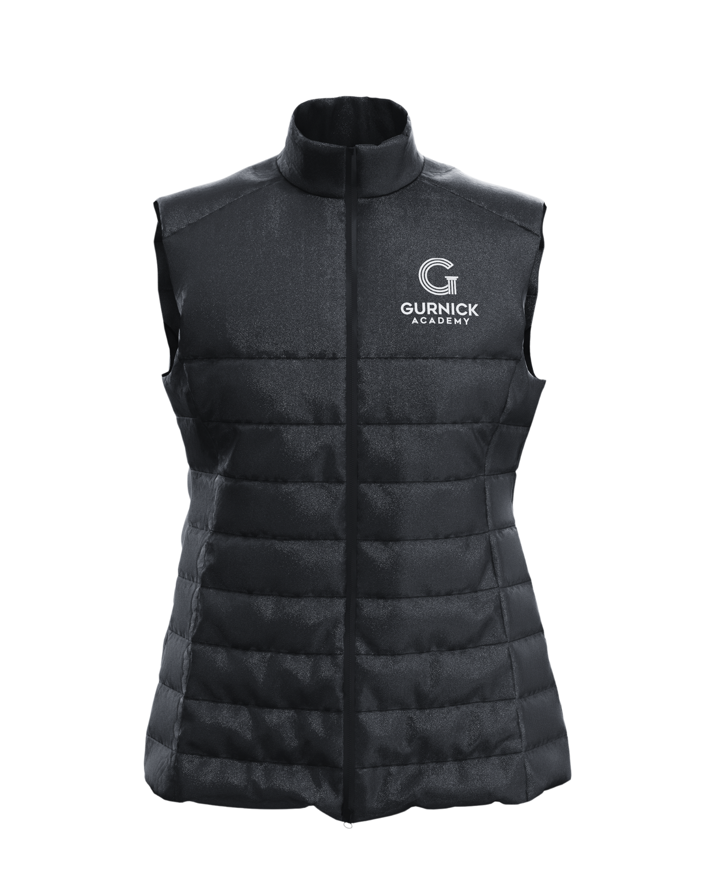 Gurnick Academy Black Puffer Stuff Vest - Fitted Overlayer