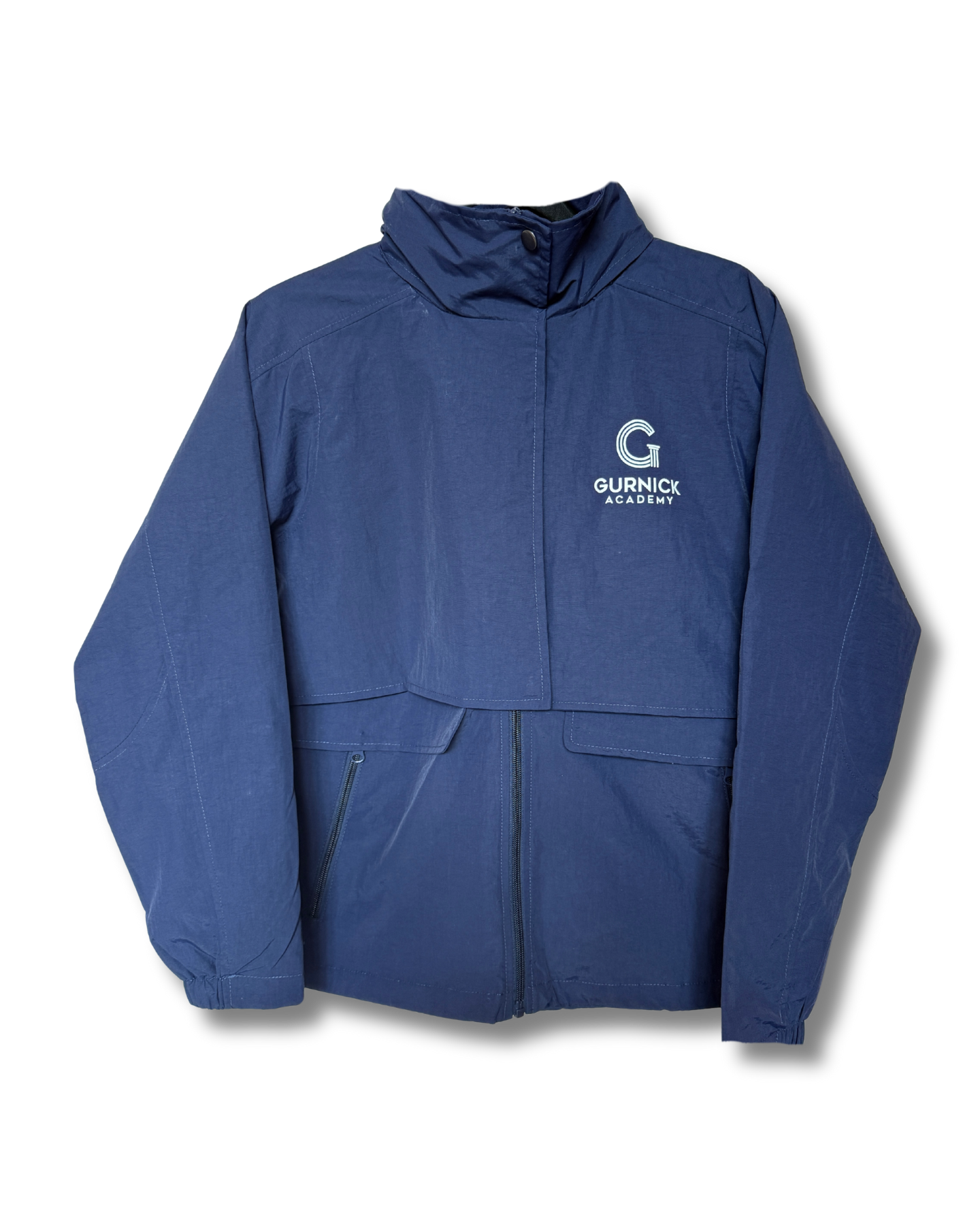 GA - Blue Lightweight Windbreaker Jacket Short