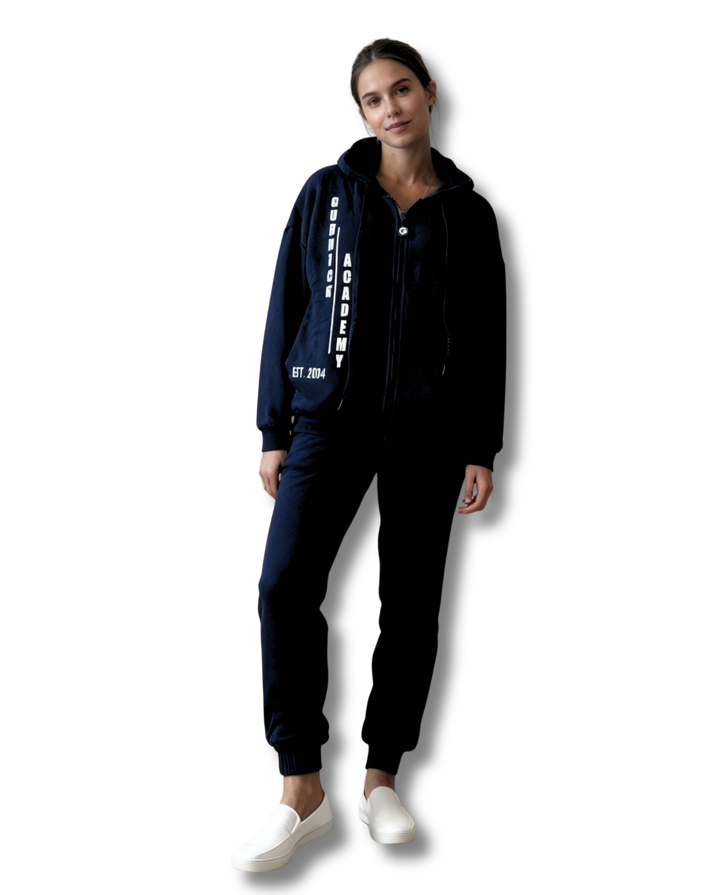 GA -Blue Zip up Hoodie and Jogger Set