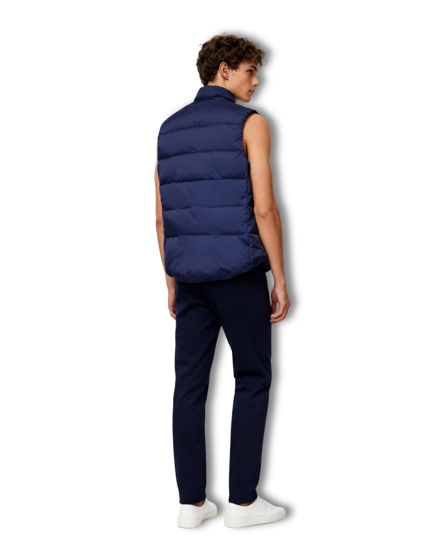 GA - Blue Puffer Vest - Overlayer
