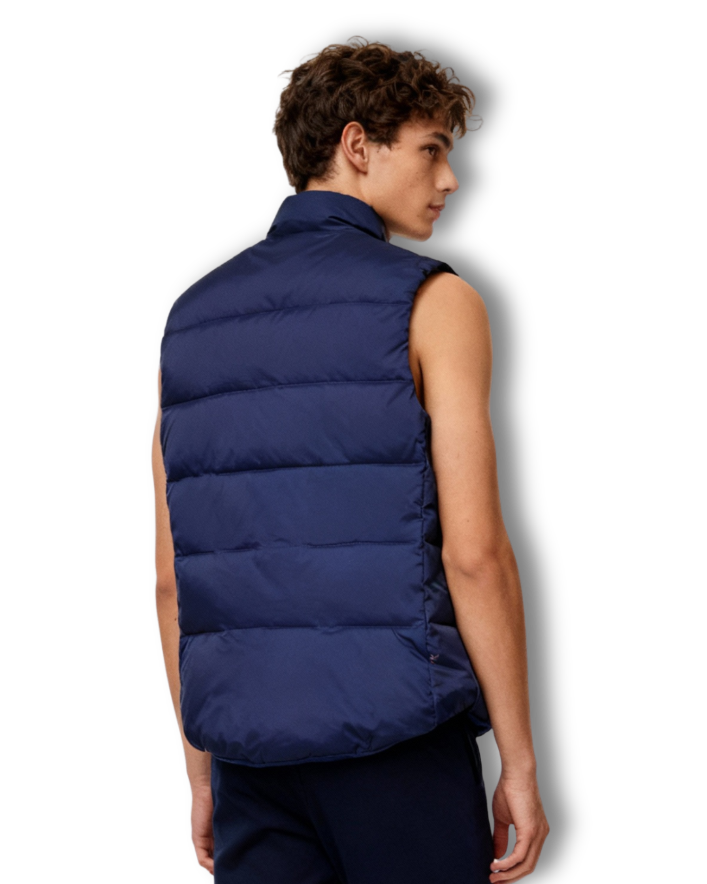 GA - Blue Puffer Vest - Overlayer