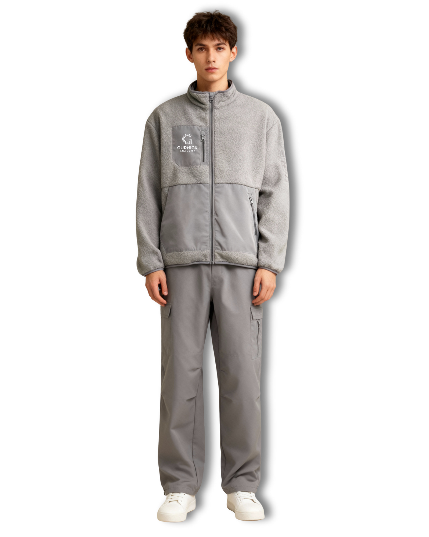 GA - Grey Sherpa Jacket
