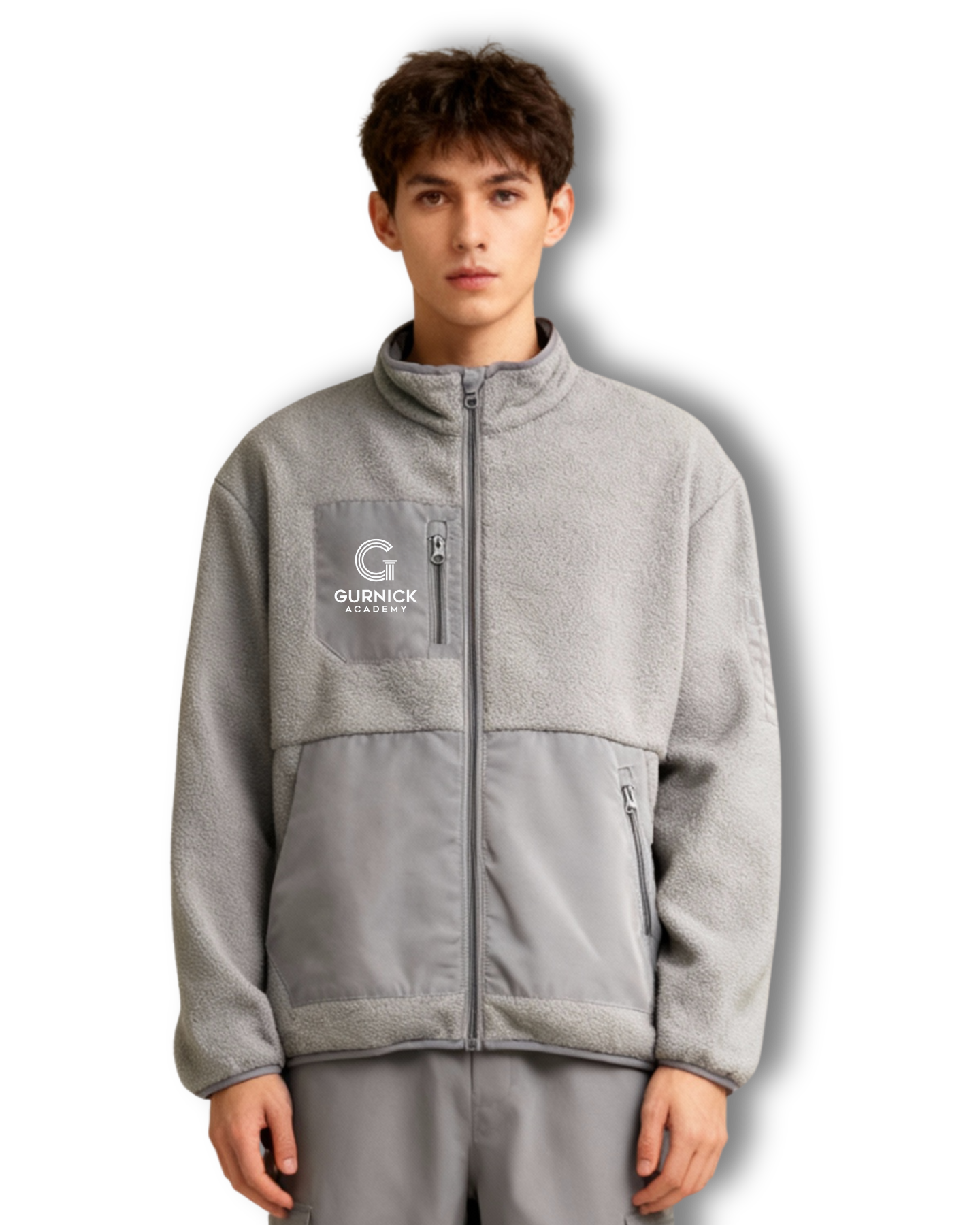 GA - Grey Sherpa Jacket