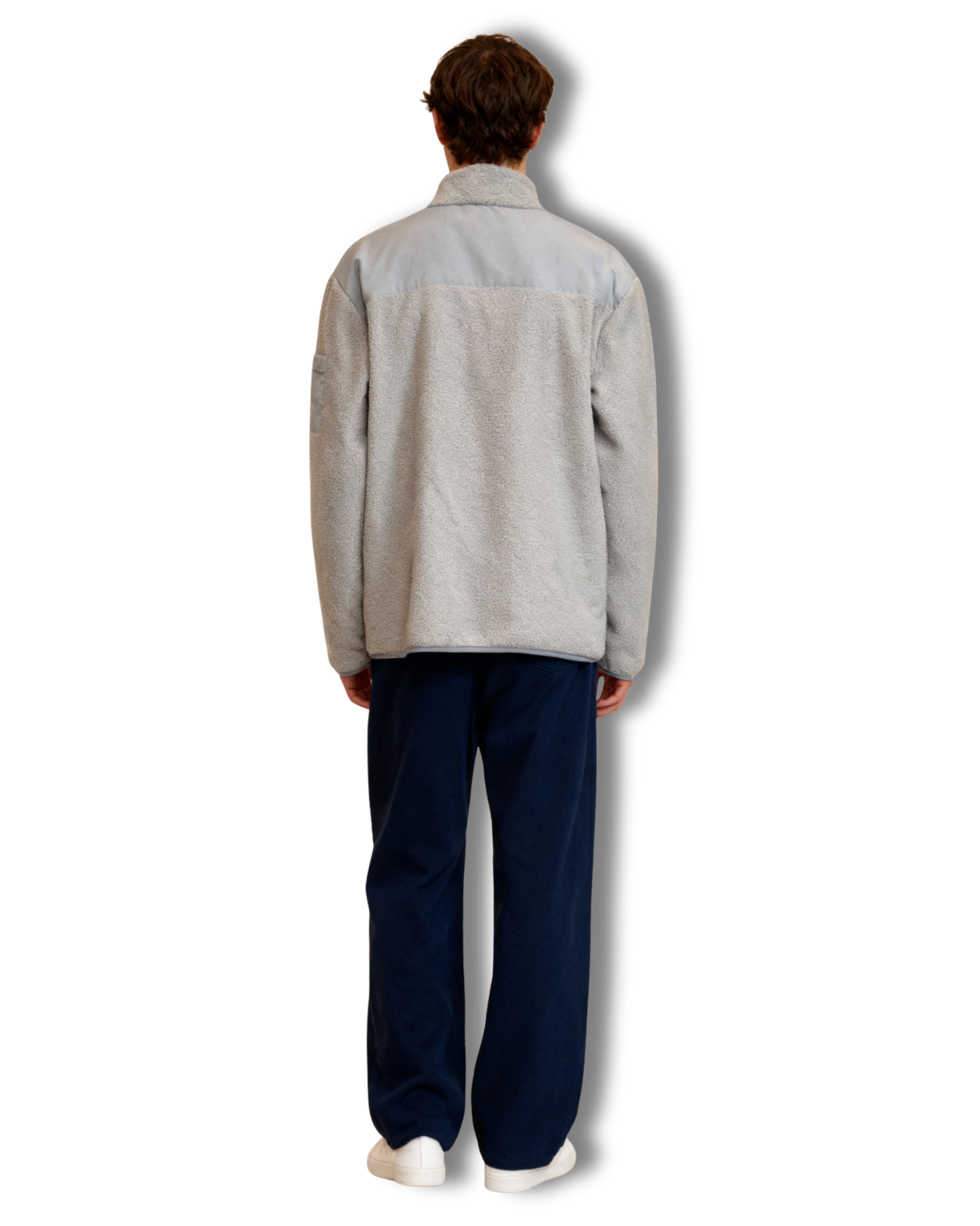 GA - Grey Sherpa Jacket