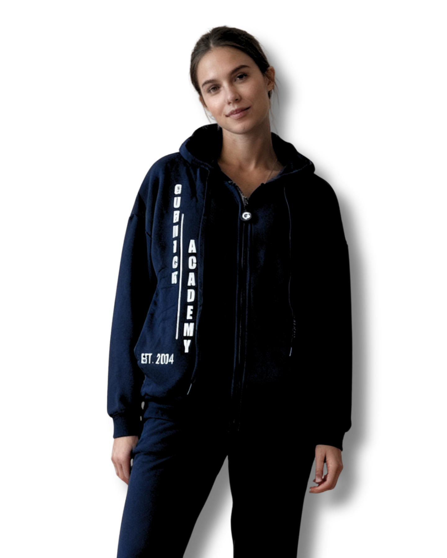 GA -Blue Zip up Hoodie and Jogger Set