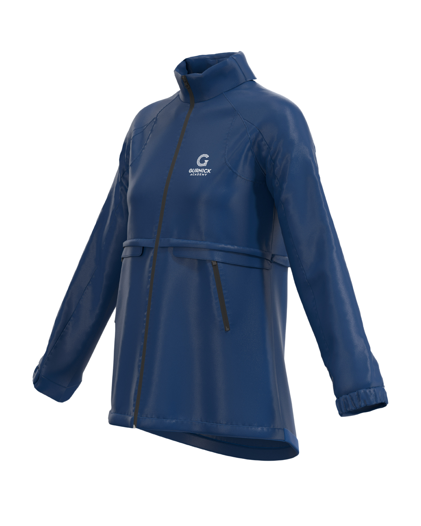 Gurnick Academy Blue Lightweight Parka Jacket Long
