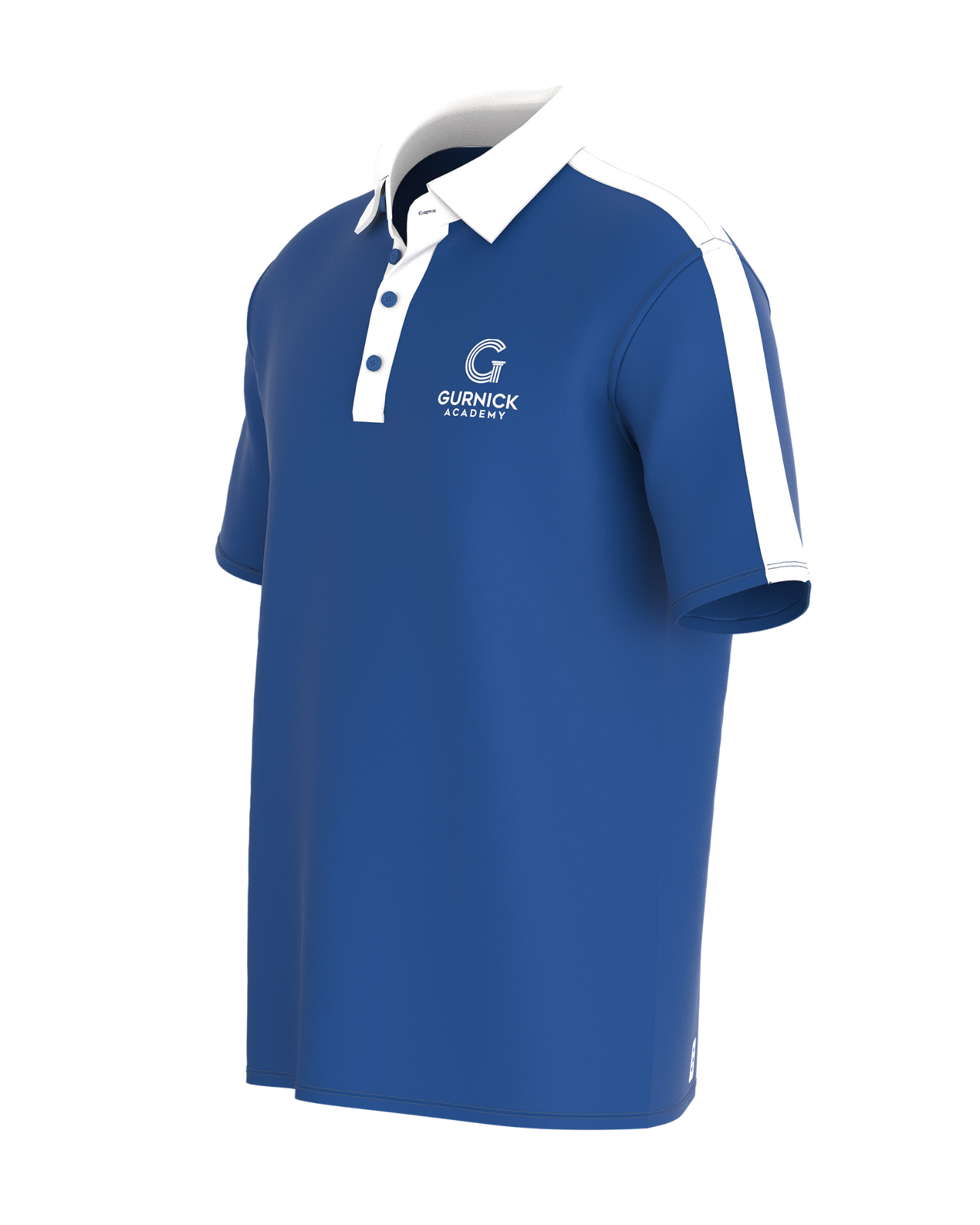 Gurnick Academy Blue and White Polo Shirt - Unisex