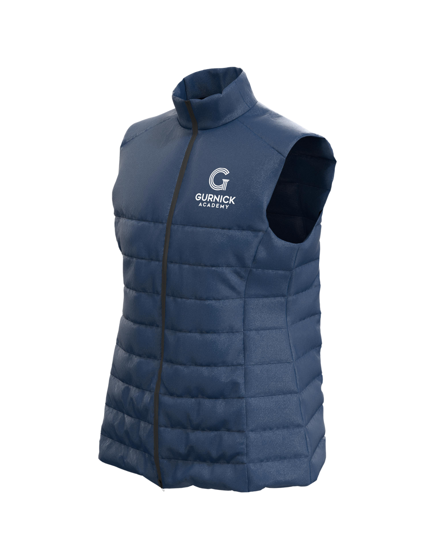 Gurnick Academy Blue Puffer Stuff Vest - Fitted Overlayer