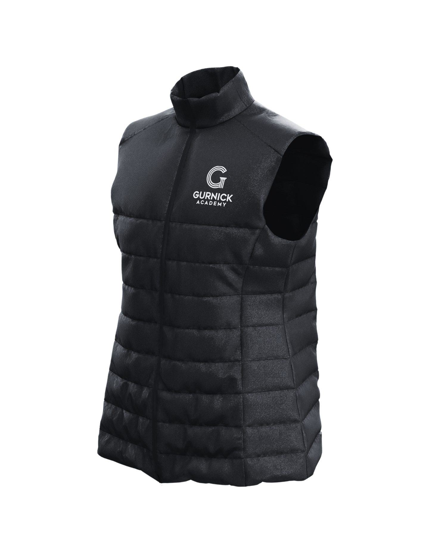 Gurnick Academy Black Puffer Stuff Vest - Fitted Overlayer