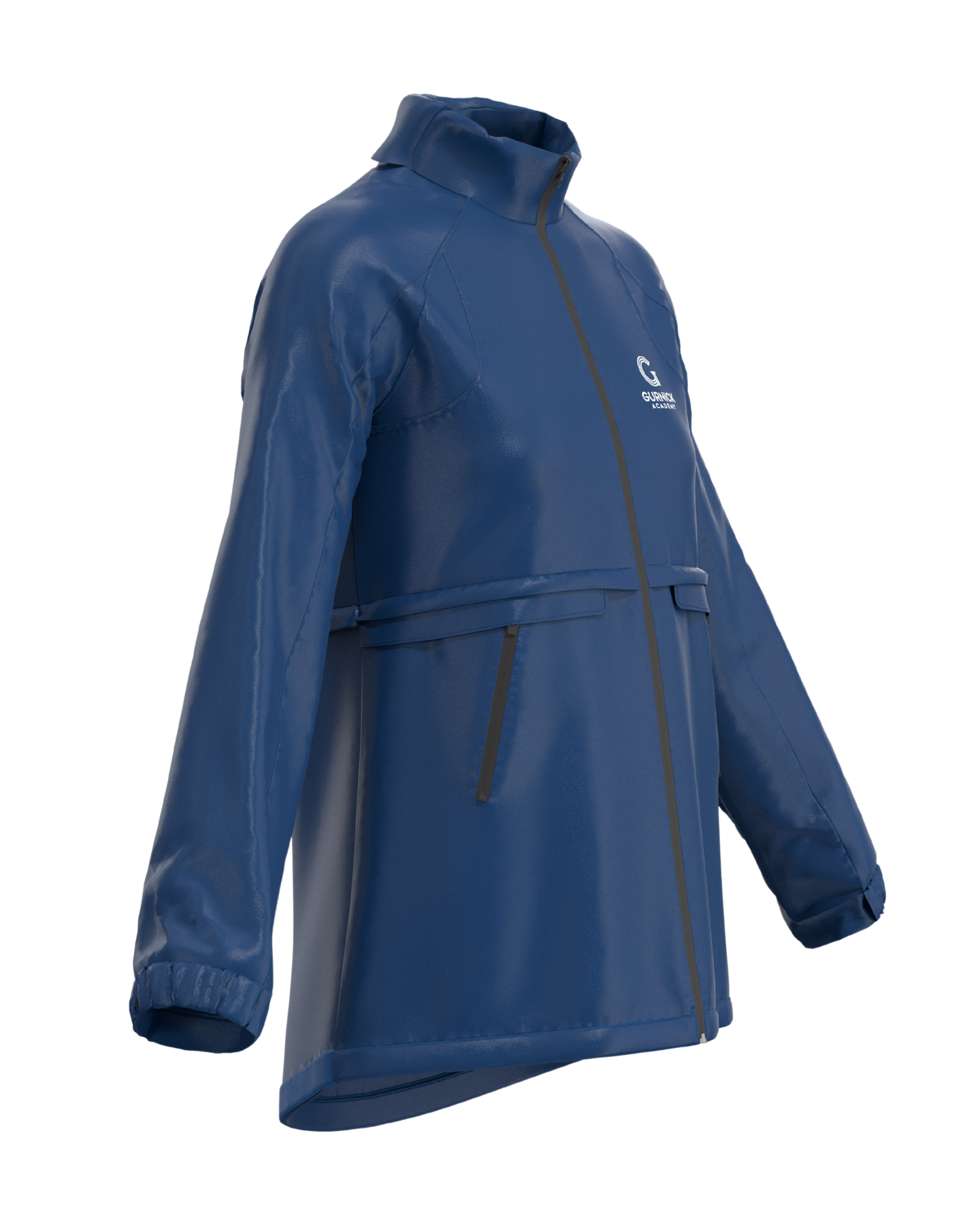 Gurnick Academy Blue Lightweight Parka Jacket Long