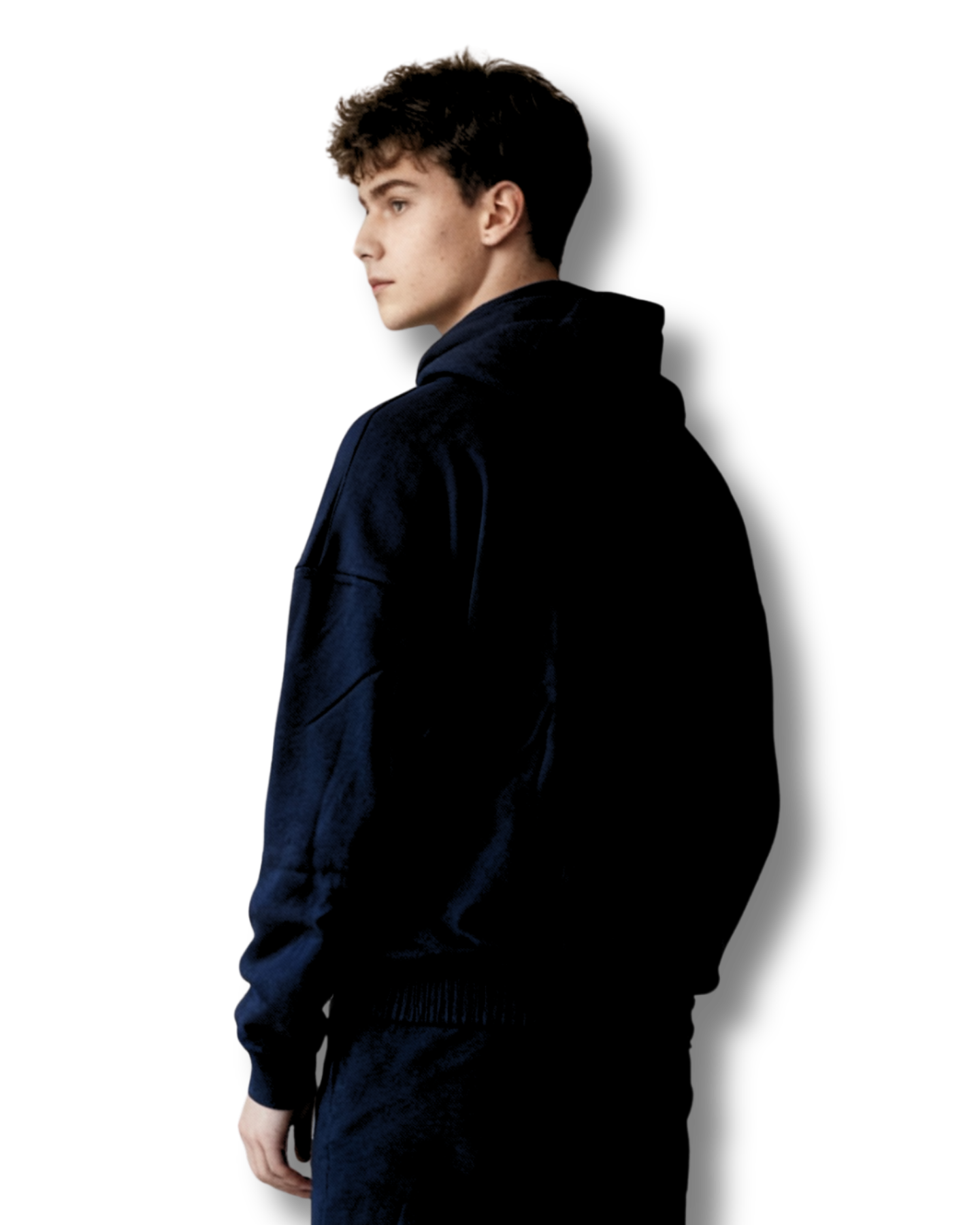 GA -Blue Zip up Hoodie and Jogger Set