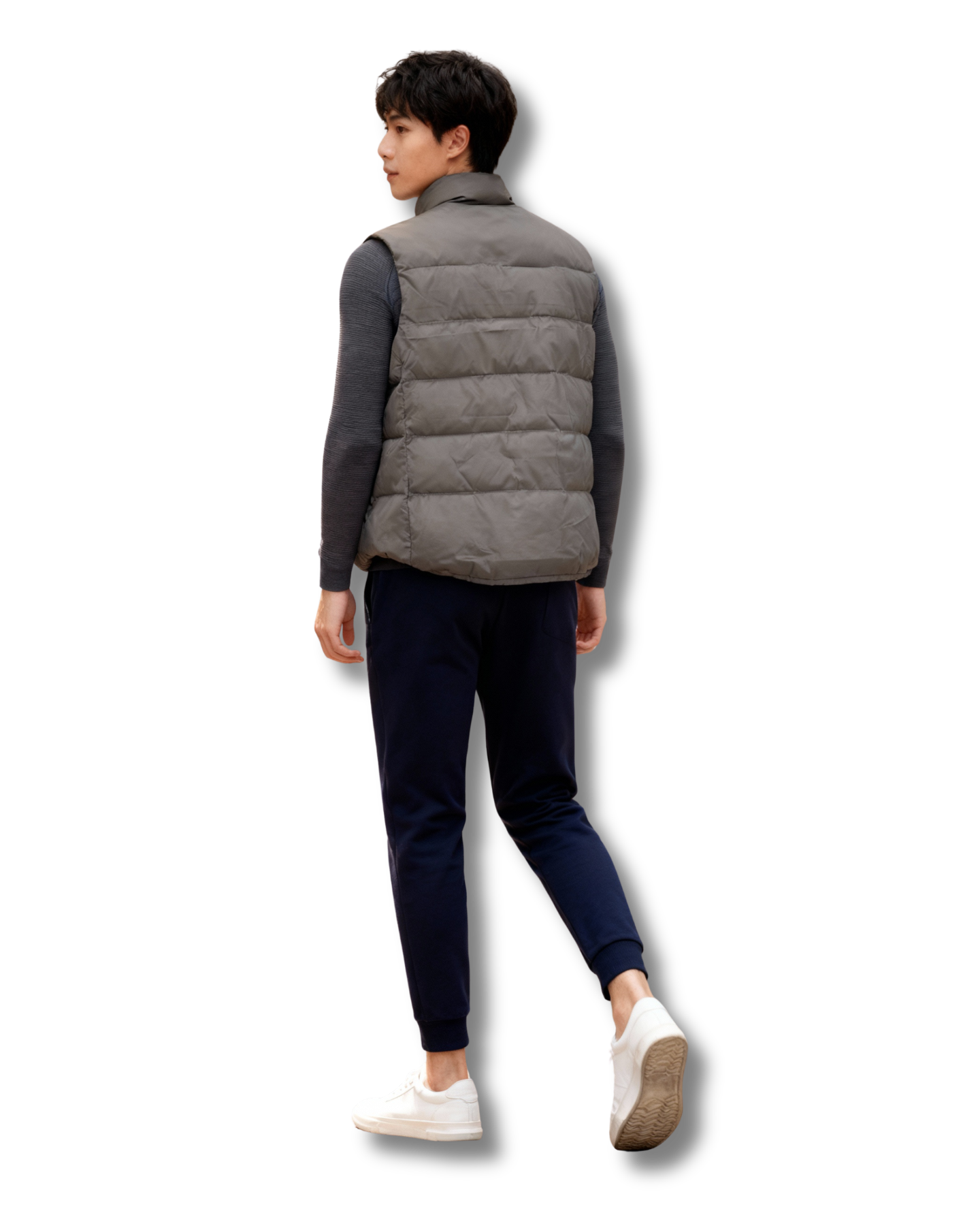 GA - Green Puffer Vest Overlayer