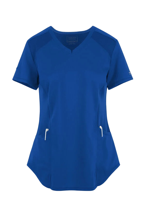 Female Cherokee Workwear Originals Ultra 2-Pocket V-Neck Scrub Top