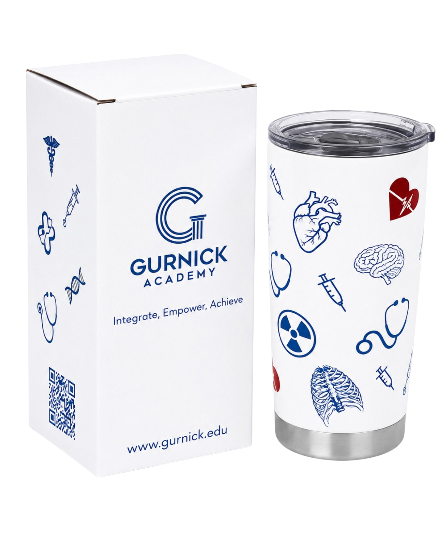 GA - Tumbler cup Anatomy White