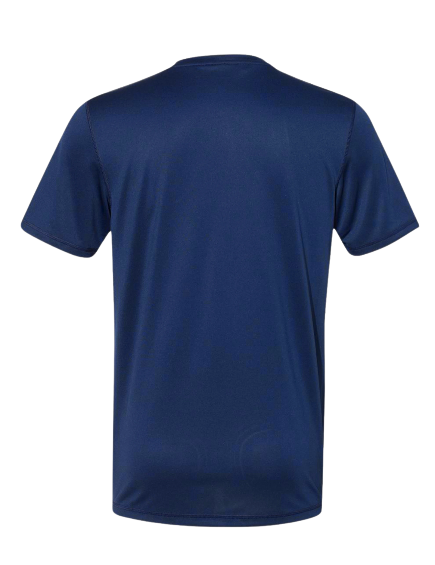 Men's Quick-Dry Short Sleeve Crew Neck Athletic T-Shirt - Rear View