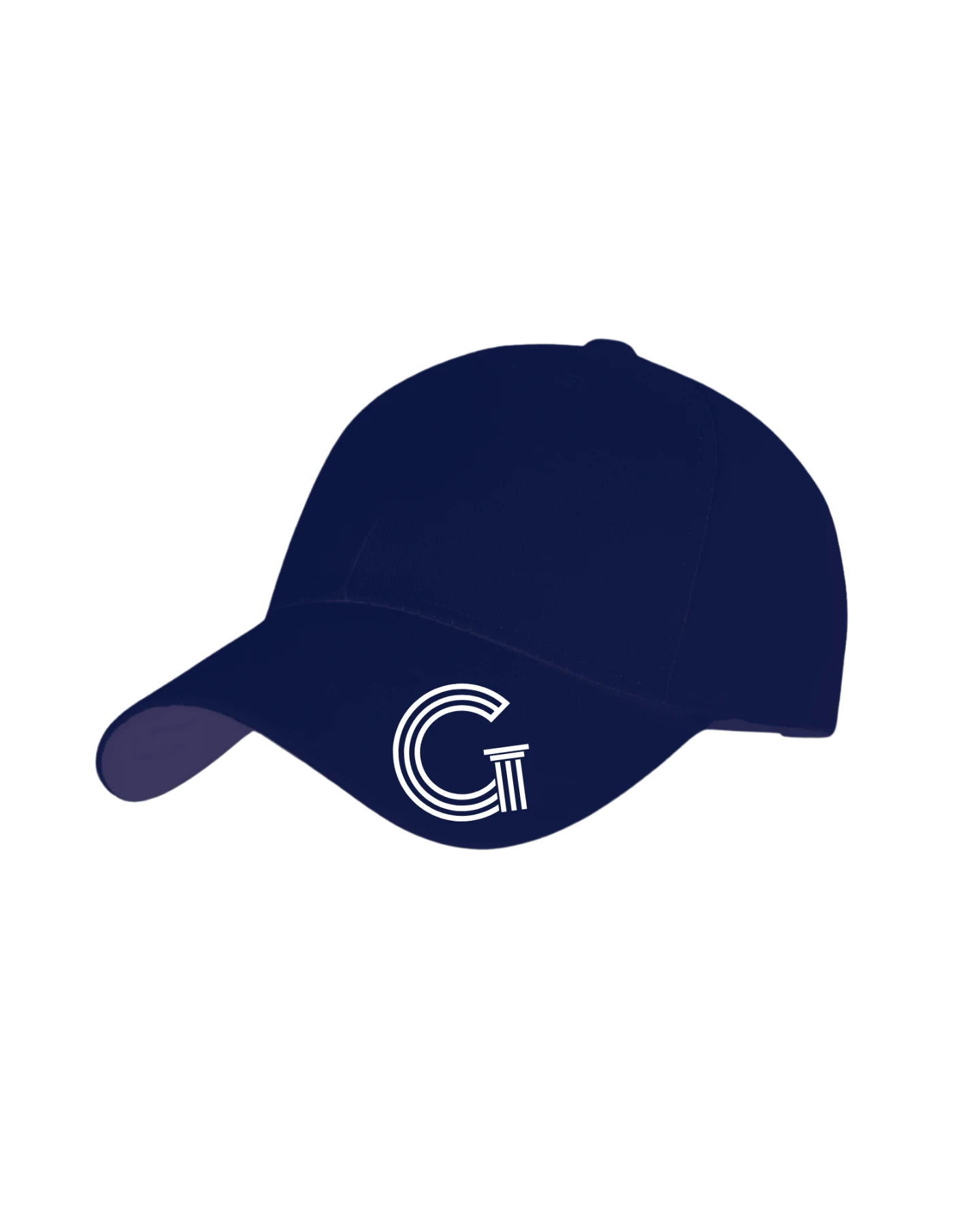 Unisex Adjustable Classic Minimalist Logo Baseball Cap - Front Profile