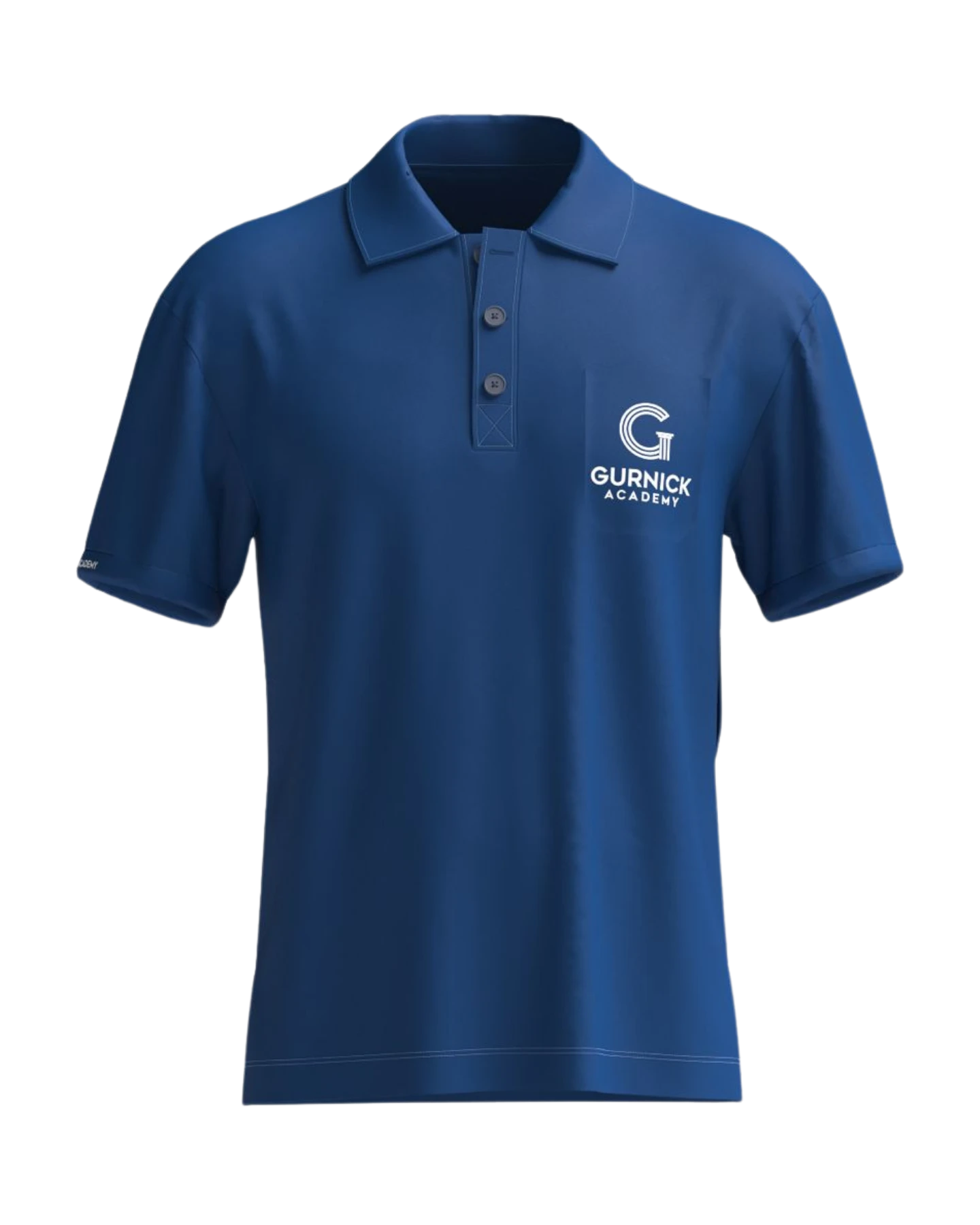 Unisex Moisture-Wicking Classic 3-Button Polo Shirt
