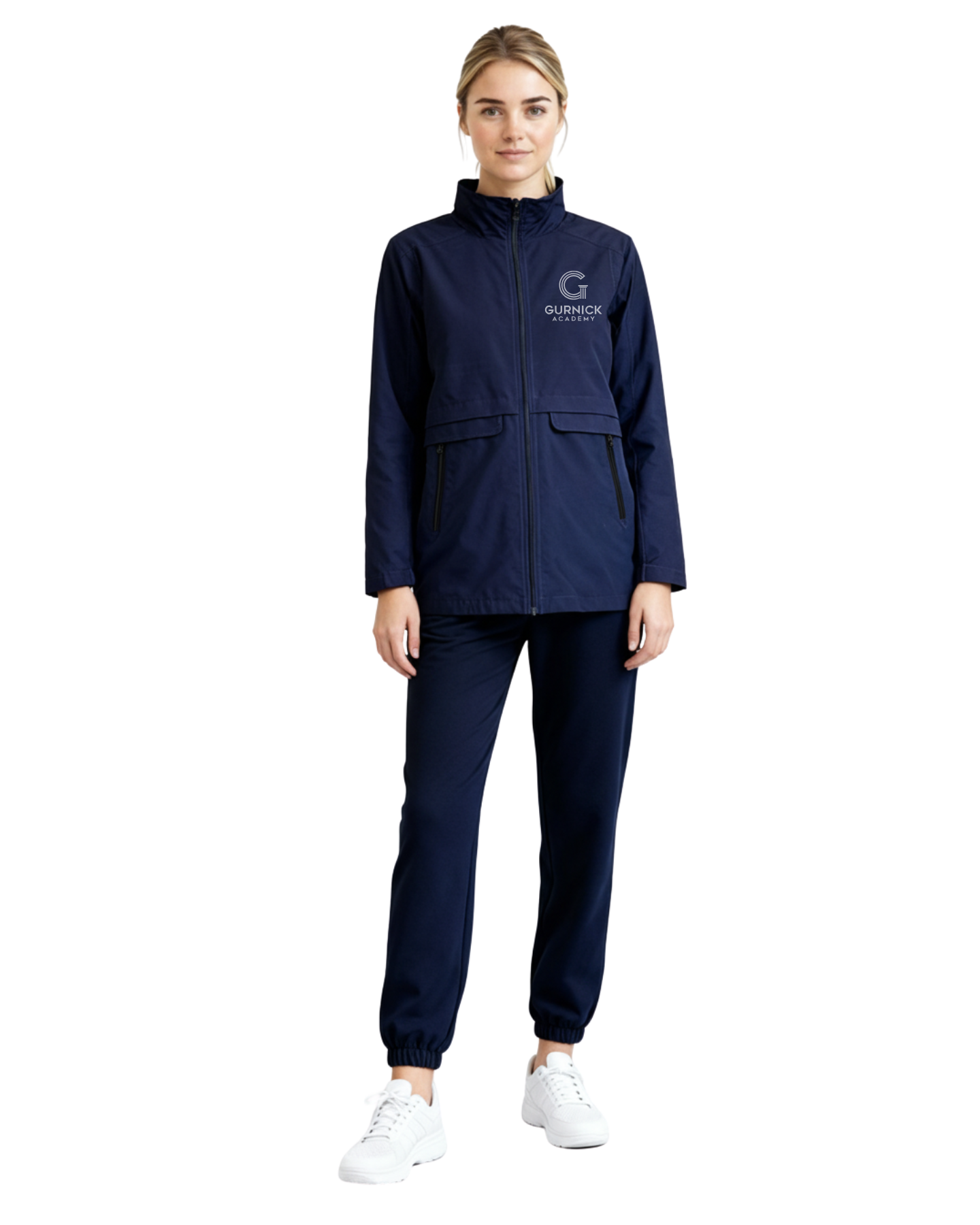 Gurnick Academy Blue Lightweight Parka Jacket Long