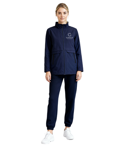 Gurnick Academy Blue Lightweight Parka Jacket Long