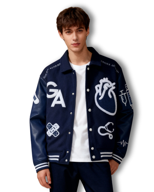 Gurnick Academy Blue Spirit Bomber Jacket