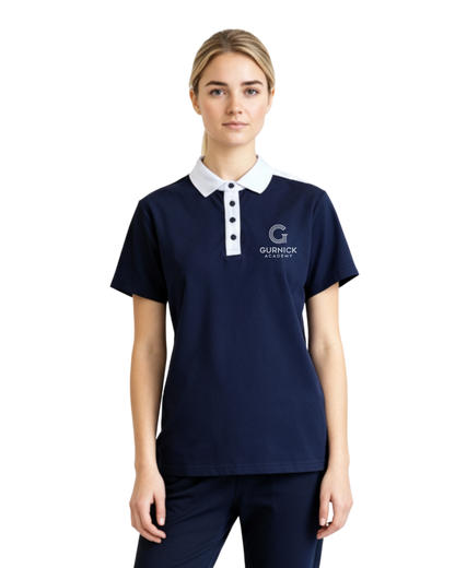 Gurnick Academy Blue and White Polo Shirt - Unisex