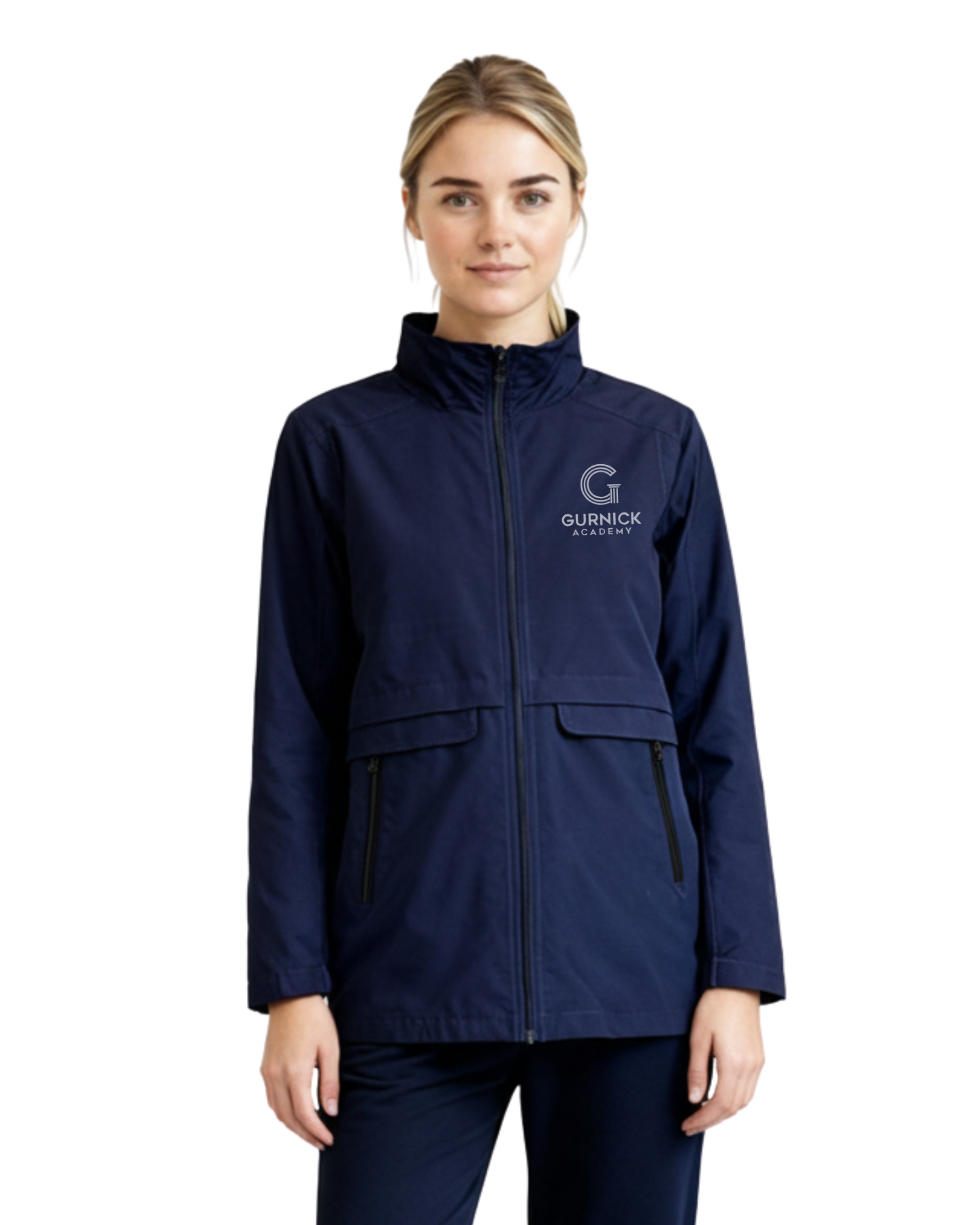 Gurnick Academy Blue Lightweight Parka Jacket Long