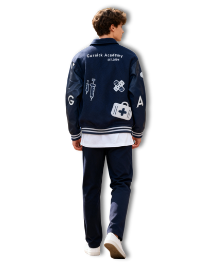 Gurnick Academy Blue Spirit Bomber Jacket
