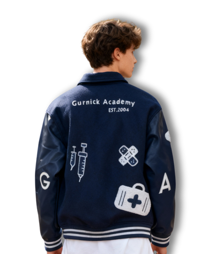 Gurnick Academy Blue Spirit Bomber Jacket