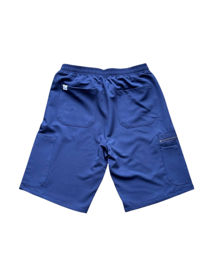 Unisex Scrubs Shorts with Elastic Waistband and Adjustable Drawstrings