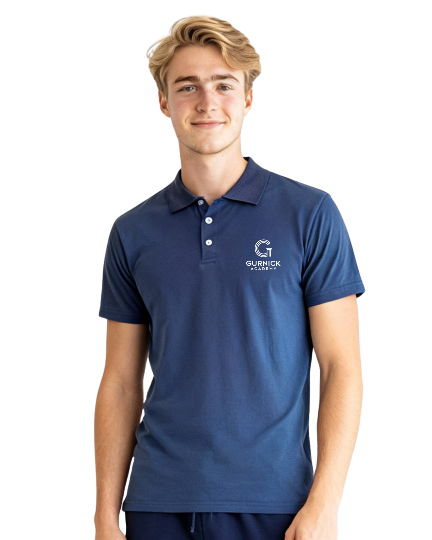 Male Classic Pique 3-Button Polo Shirt