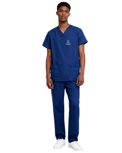 Men's V-Neck Scrub Top