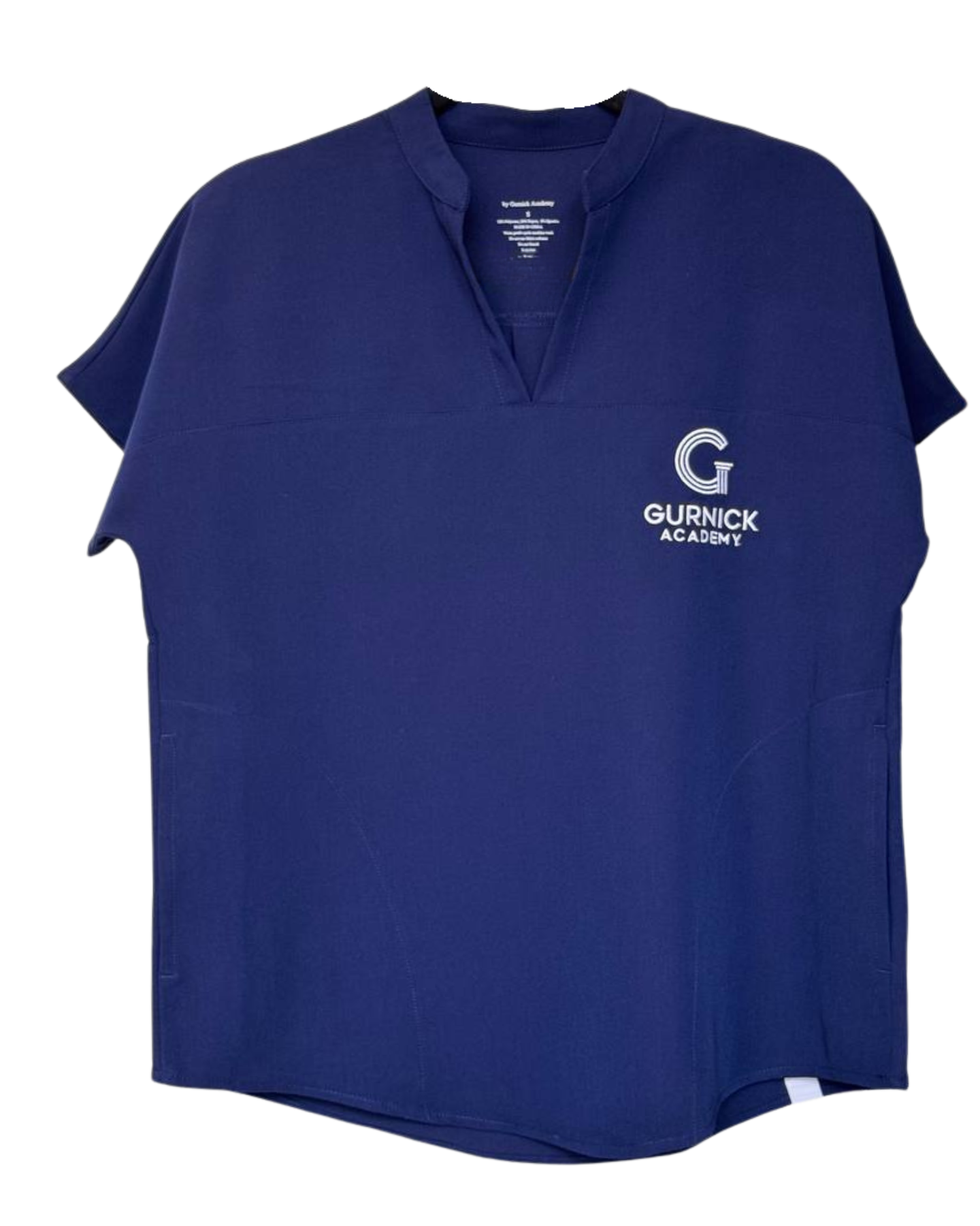 Women’s Split-Neck Multi-Pocket Scrub Top