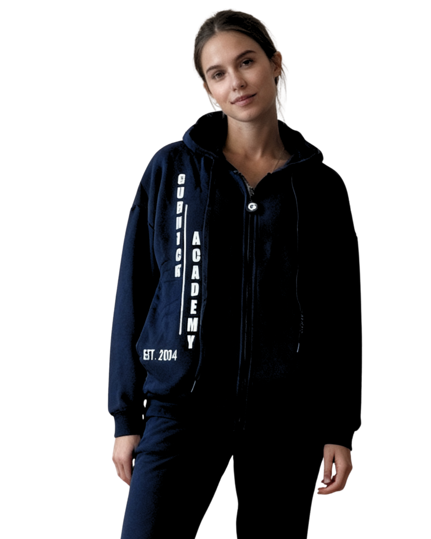 GA -Blue Zip up Hoodie and Jogger Set