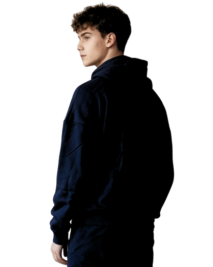 GA -Blue Zip up Hoodie and Jogger Set