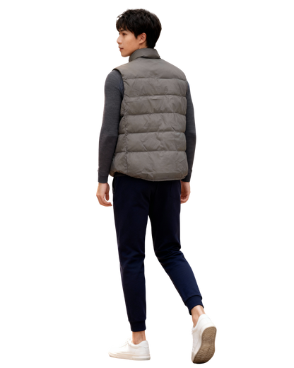 GA - Green Puffer Vest Overlayer