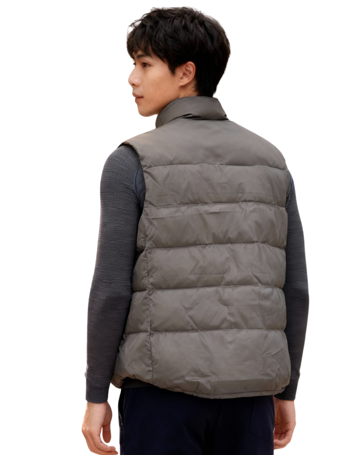 GA - Green Puffer Vest Overlayer