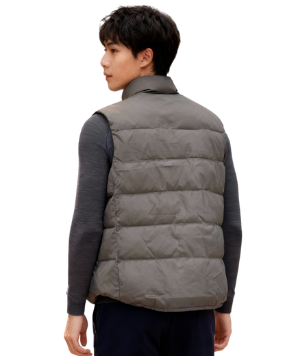 GA - Green Puffer Vest Overlayer