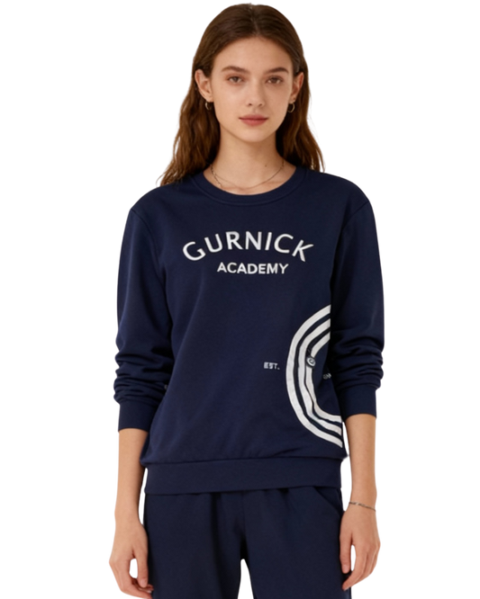 GA - Long-sleeve Crewneck with Zipper pocket