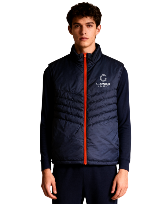 Gurnick Academy Blue Puffer Stuff Vest - Overlayer