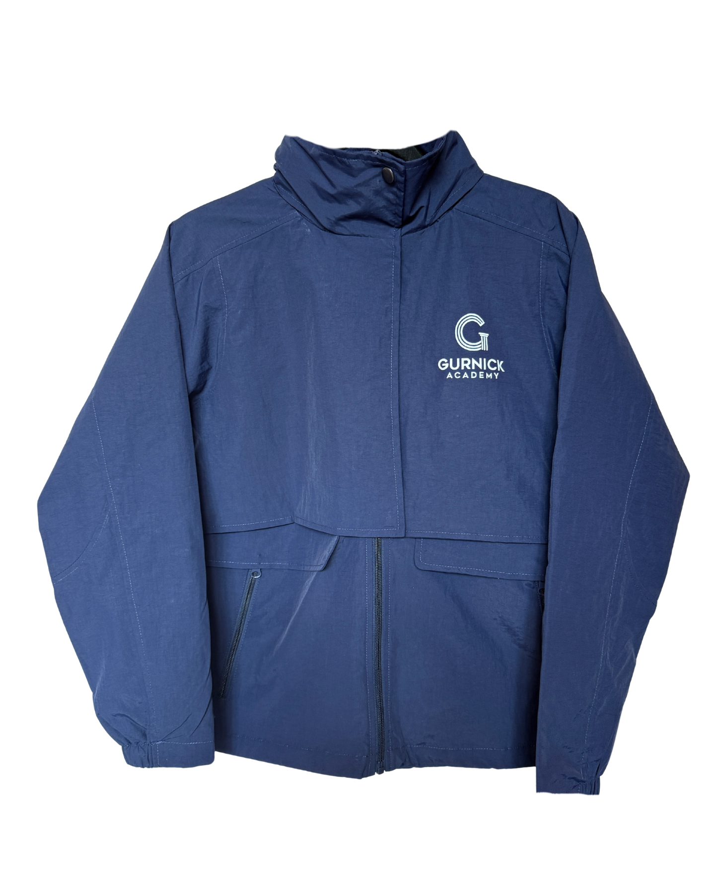 GA - Blue Lightweight Windbreaker Jacket Short