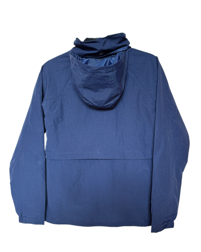 GA - Blue Lightweight Windbreaker Jacket Short