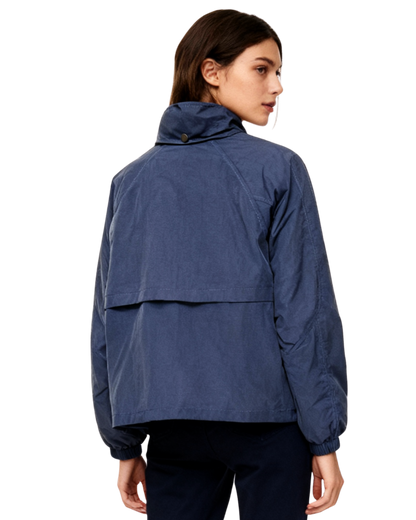 GA - Blue Lightweight Windbreaker Jacket Short