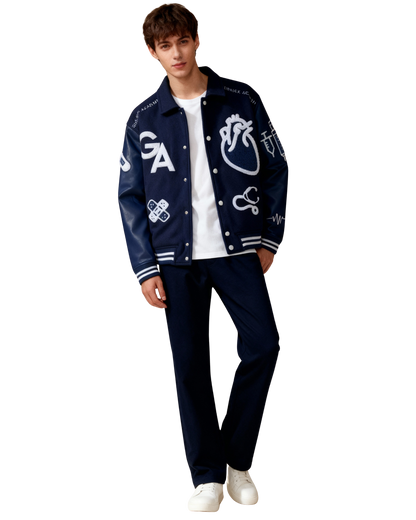 Gurnick Academy Blue Spirit Bomber Jacket